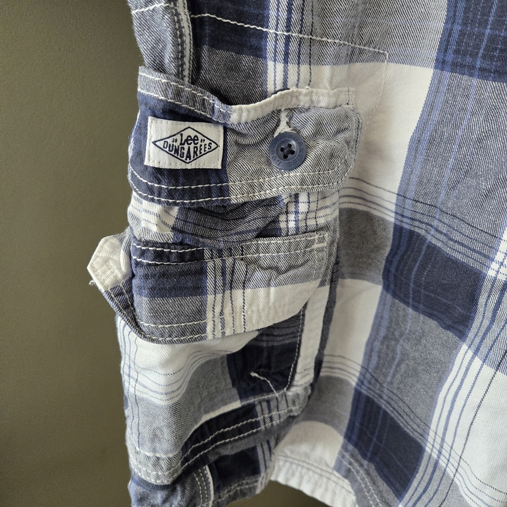 Men Lee Dungarees Shorts sz 34 - Picture 3 of 6